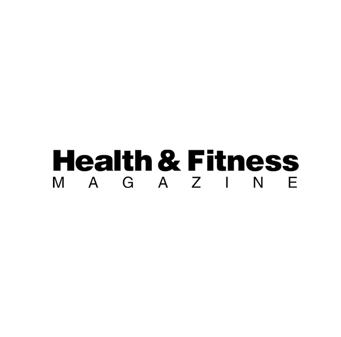 A logo of Health & Fitness Magazine