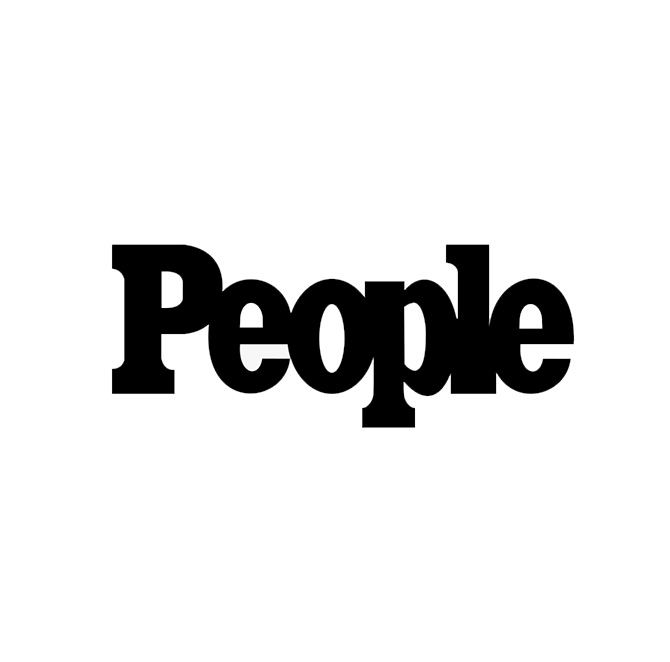 A logo of People's Magazine